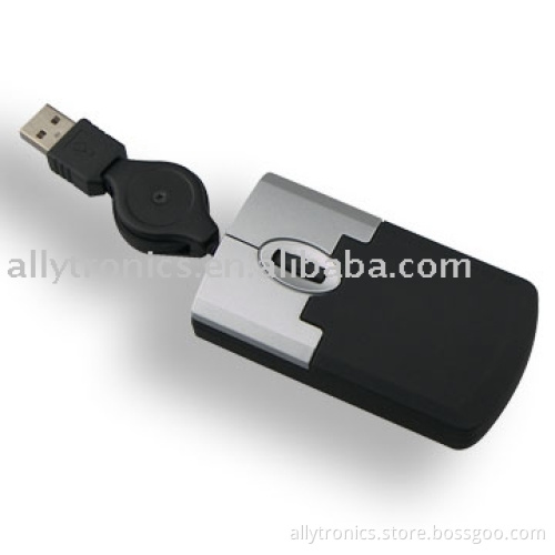 Flat shape optical mouse